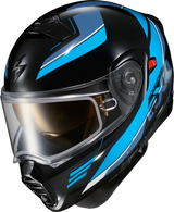 Exo Gt930 Cold Weather Helmet Modulus Blk/Blu Md (Electric)