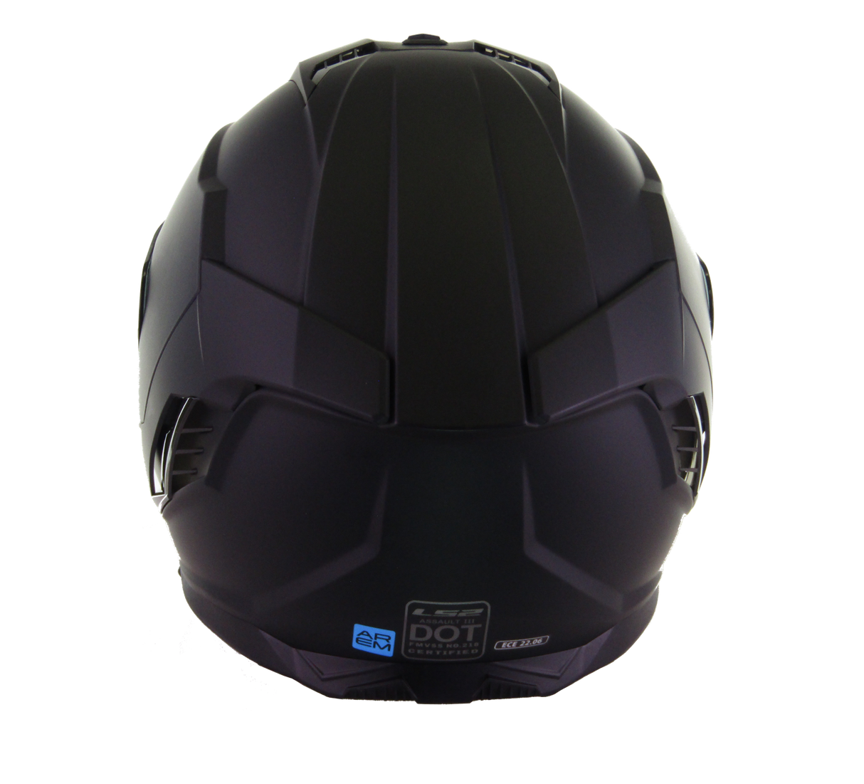 LS2 Assault III Solid Matte Black