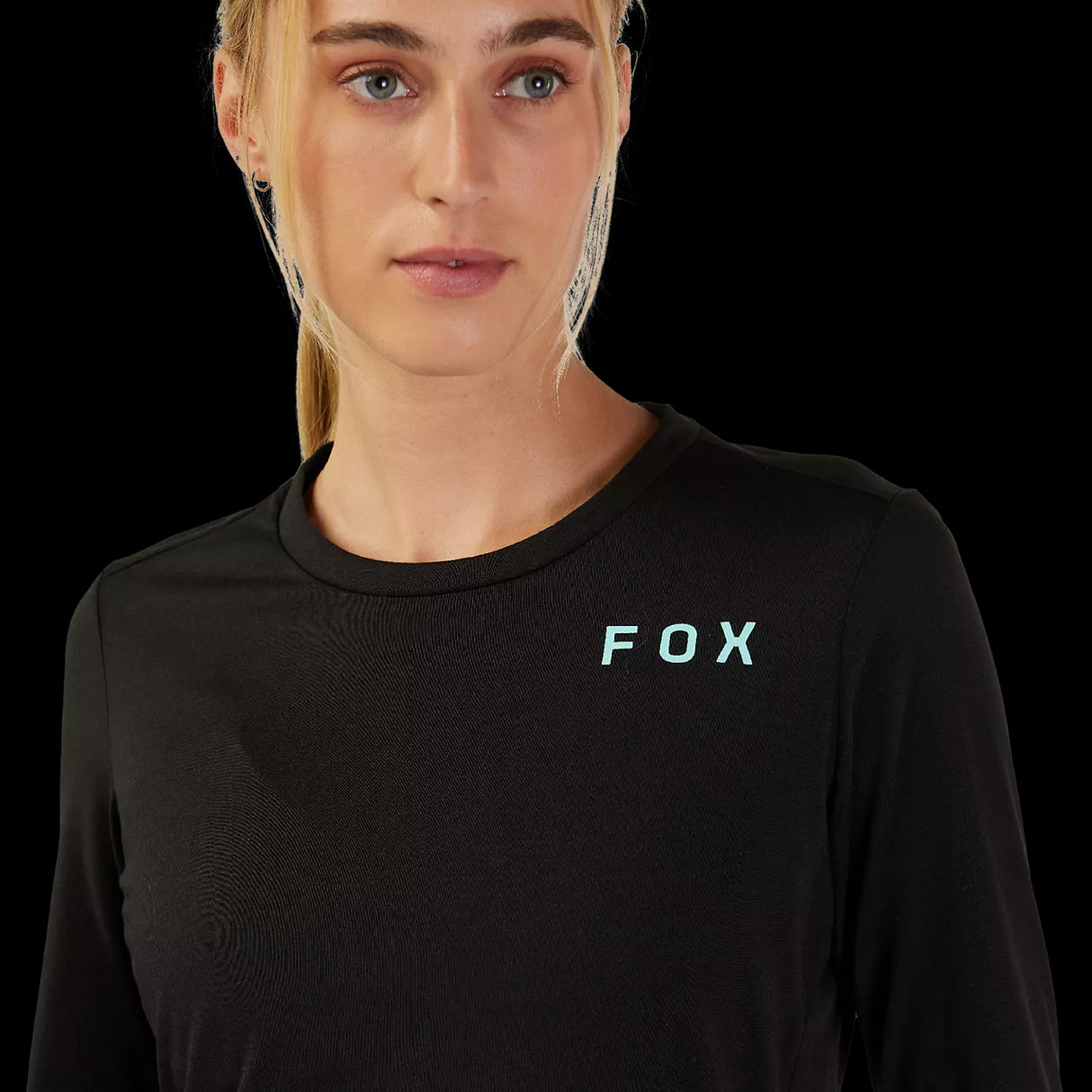 Fox Racing - Womens Ranger Race Long Sleeve Jersey - Black - S