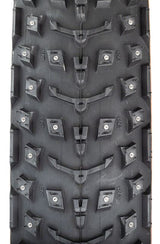 45NRTH Dillinger 5 Studded Fat Bike Tire - 26x4.6 Tan | 258 Concave Carbide Aluminum Studs | 60 TPI Tubeless