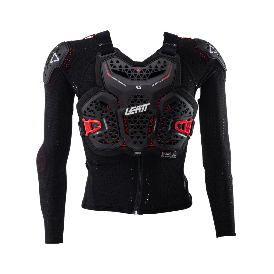 Leatt - Body Protector 4.5 Hybrid Jr - Black - YL/YXL - Open Box