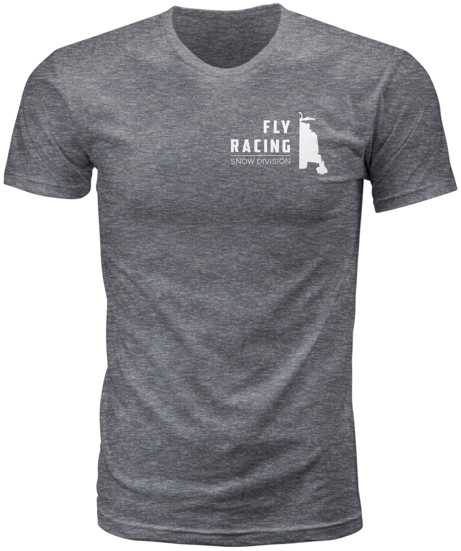 Fly Squad Tee Grey Heather Lg - Cycle City Outdoors