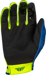 Youth Lite Lancer Gloves Navy/Hi Vis Ys - Cycle City Outdoors