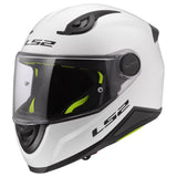 LS2 FF Kid Full Face Youth Helmet | Solid | Gloss White & Matte Black | YM–YL | 812-4023