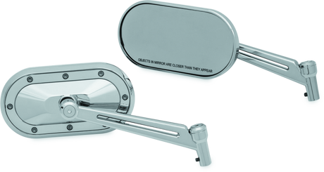 Kuryakyn Heavy Industry Mirrors Chrome - Cycle City Outdoors