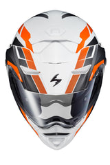 Scorpion - Exo At960 Modular Helmet Hicks White/Orange 2x