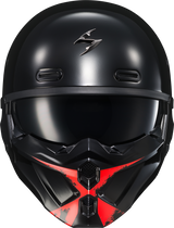 Scorpion - Covert X Face Mask Ray Gloss Red