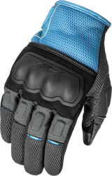Women's Coolpro Force Gloves Grey/Blue 3x