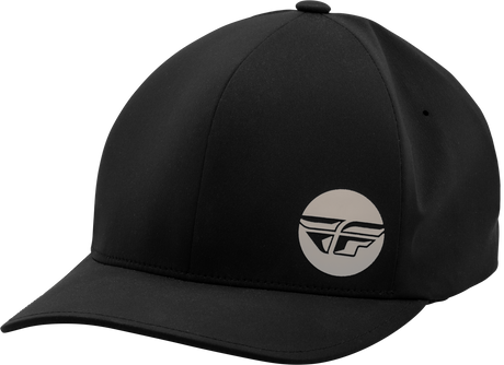Fly Delta Hat Black/Light Grey Lg/Xl - Cycle City Outdoors