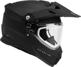Trekker Cw Solid Helmet Elec Shld Matte Black Xs - Cycle City Outdoors