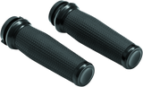 Kuryakyn Thresher Grips Throttle-By-Wire Black - Cycle City Outdoors