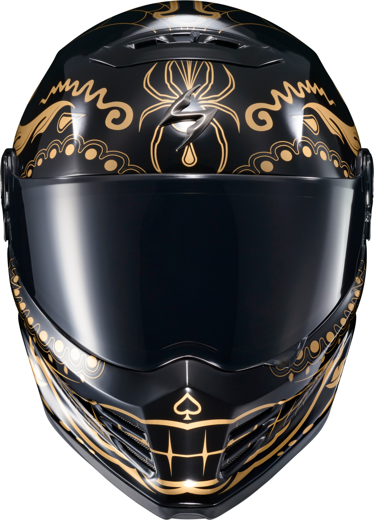Scorpion - Covert Fx Full Face Helmet El Malo Gold/Gloss Black Xl
