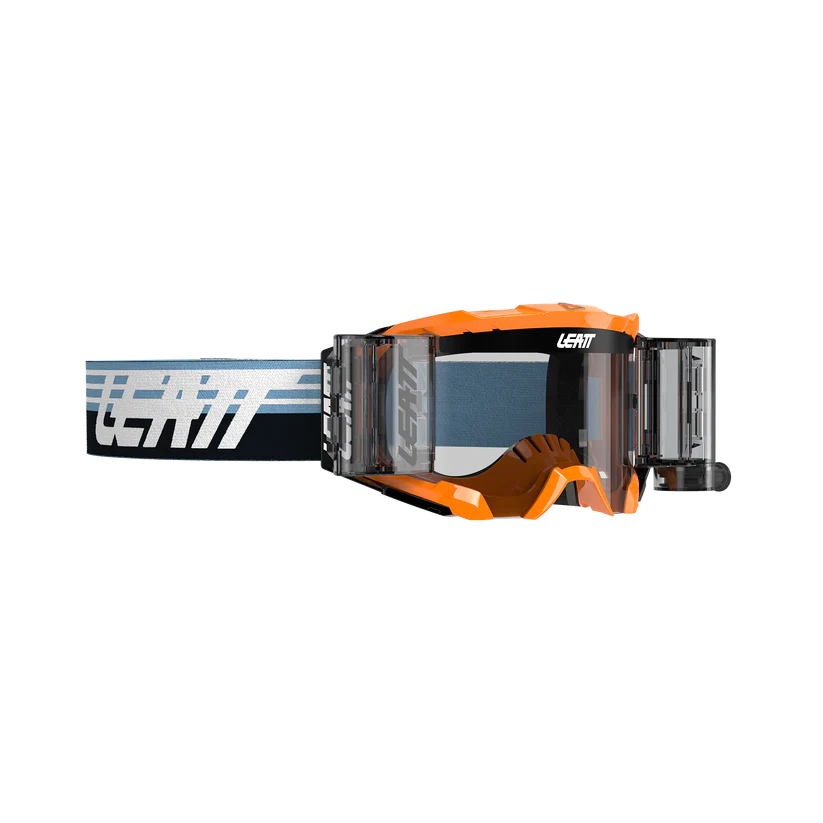 Leatt Velocity 5.5 Roll-Off Goggle Orange Clear 83% VLT Open Box