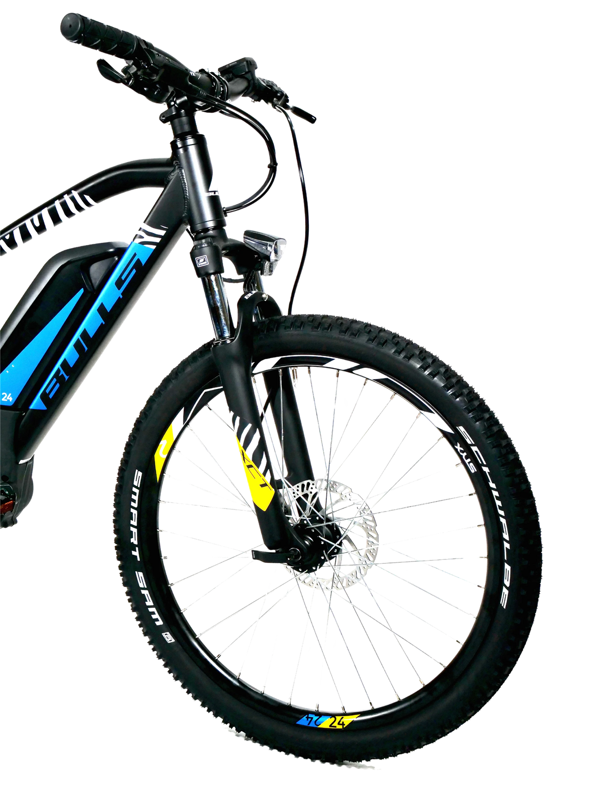 Bulls Twenty4 E Black/Zebra Youth Class 1 E-Bike