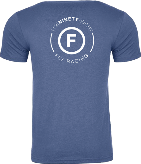 Fly Atom Tee Cool Blue Heather 2x - Cycle City Outdoors
