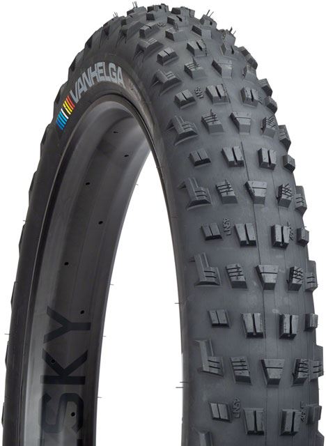 45NRTH Vanhelga Fat Bike Tire - 26x4.2 Black | 120 TPI Tubeless