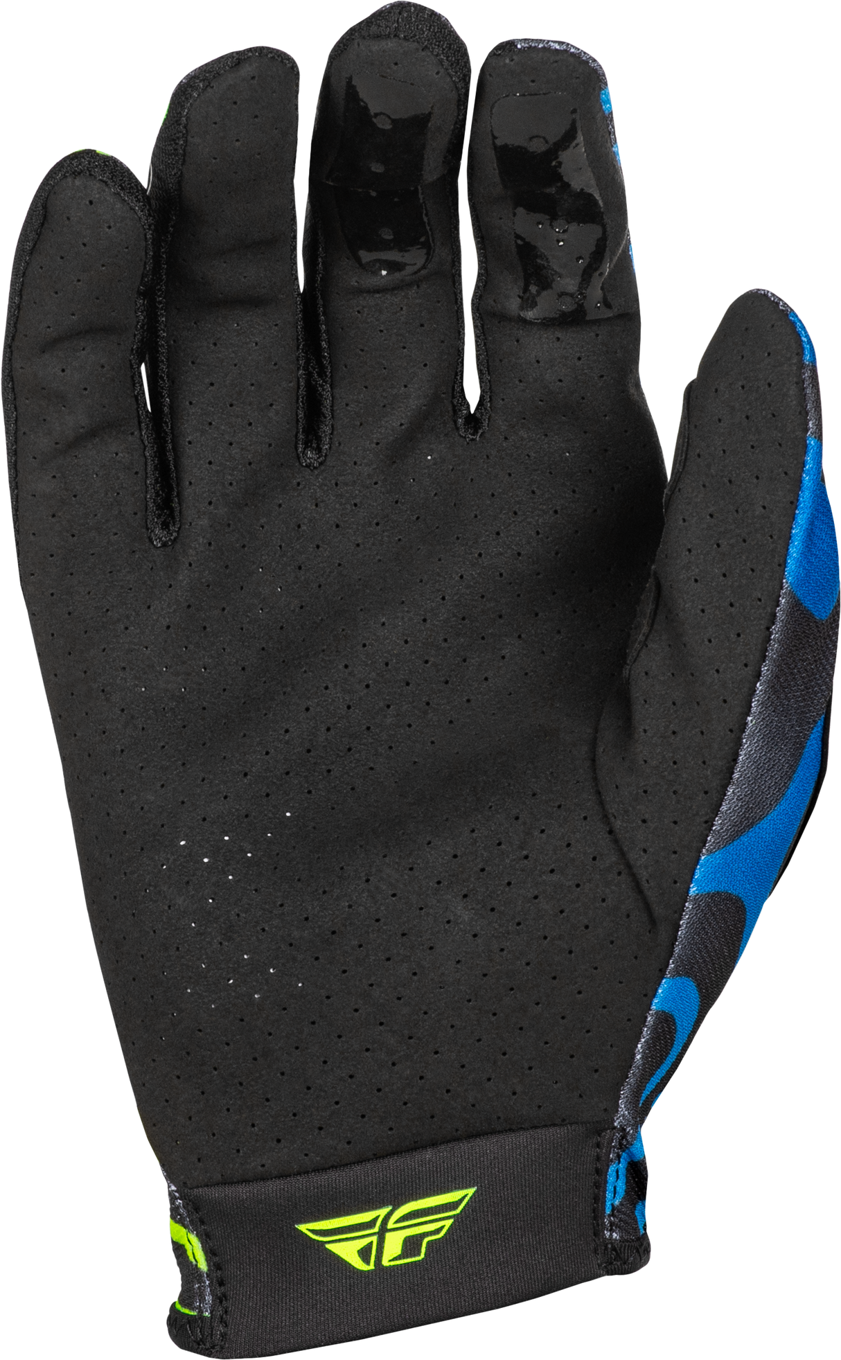 Lite Zen Gloves Black/Blue/Hi Vis 3x - Cycle City Outdoors