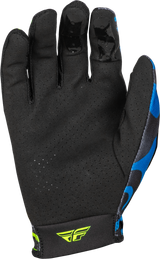 Lite Zen Gloves Black/Blue/Hi Vis 3x - Cycle City Outdoors