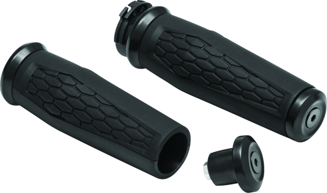 Kuryakyn Hex Grips Dual Cable Black - Cycle City Outdoors