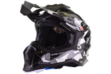 LS2 - Subverter Evo Motocross Helmet - Vector Gloss Black Gray White