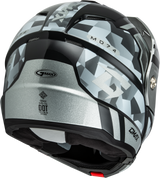 Md 74 Striker Modular Helmet W Slvr Shield Slvr/Blu Mtlc Lg