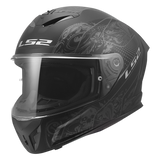 LS2 Rapid III Motorcycle Helmet Crypt Matte Black