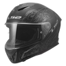 LS2 Rapid III Motorcycle Helmet Crypt Matte Black