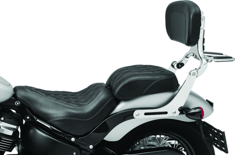 Kuryakyn Fixed Mounts Multi-Purpose Driver & Passenger Backrest 18-Up Softail Black - Cycle City Outdoors