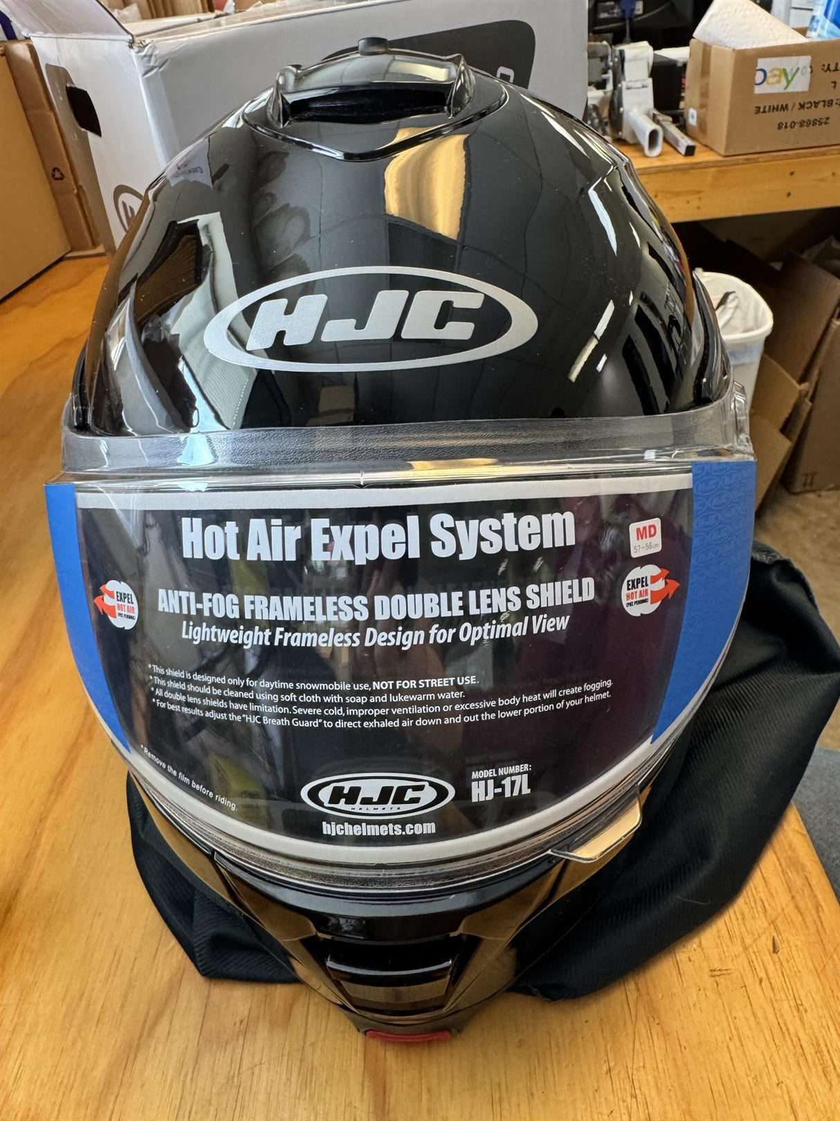 HJC - IS-MAX II Snow Modular Helmet - Black - M (open box)