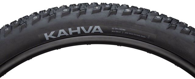 45NRTH Kahva Studded Winter Tire - 27.5x2.1 | 240 Carbide Steel Studs | 33 TPI