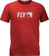 Fly Youth Primary Tee Red Yl - Cycle City Outdoors