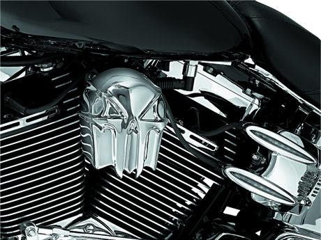 Kuryakyn Skull Horn Cover Chrome - Cycle City Outdoors