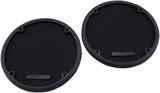 Hogtunes REAR-AA-GRILL Rear Speaker Grilles | Black | 1998–2013 FLH | Pair