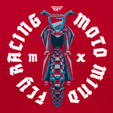 Youth Fly Moto Mind Tee Red Ym - Cycle City Outdoors