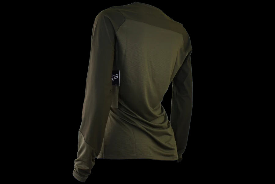 Fox Racing - Womens Flexair Ascent Ss Jersey - Olv Grn - S