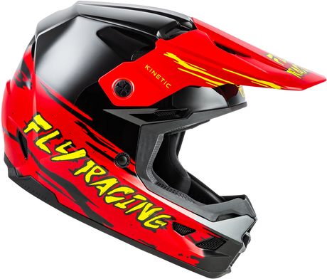 Youth Kinetic Surge Helmet Black/Red/Yellow Ys