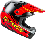 Youth Kinetic Surge Helmet Black/Red/Yellow Ym