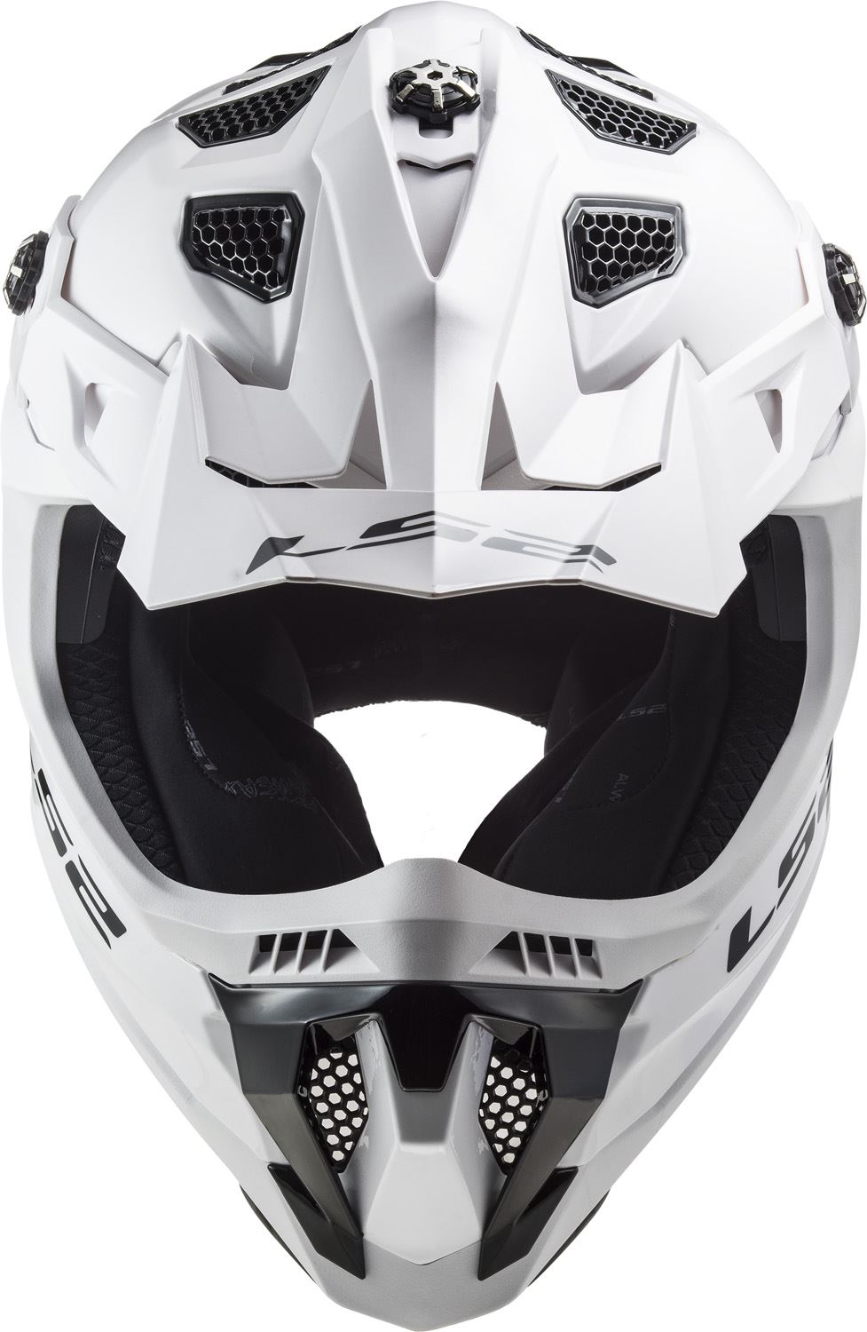 LS2 Subverter EVO Motocross Helmet | Solid | Gloss White | XS–3XL | 700-1021