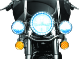 Kuryakyn LED Front Turn Signal Conversion Flat Style Insert Amber Lens - Cycle City Outdoors