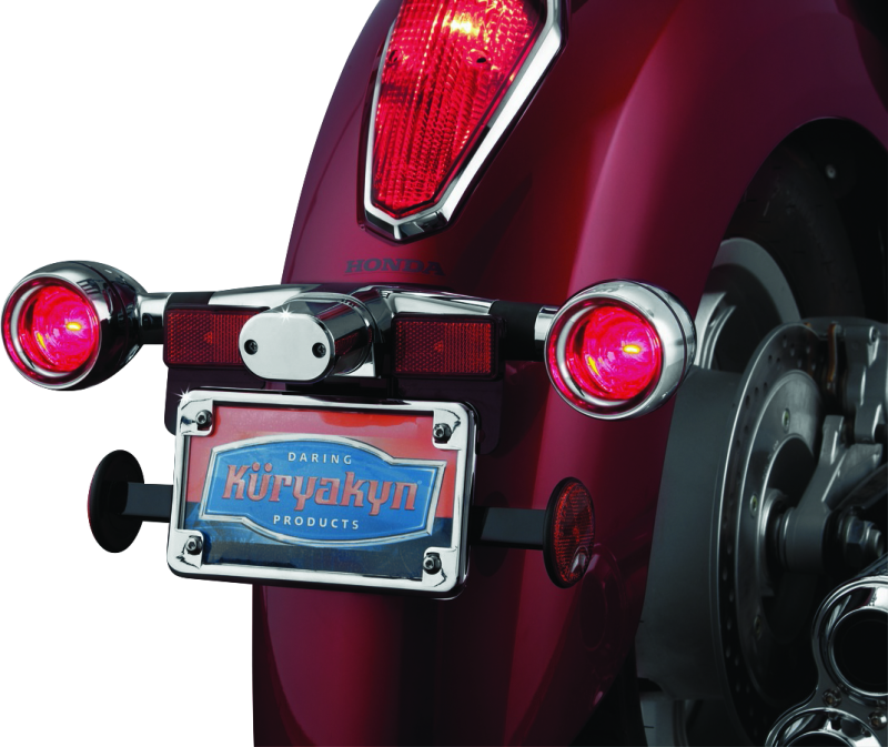 Kuryakyn Deep Dish Bezels With Red Lenses - Cycle City Outdoors