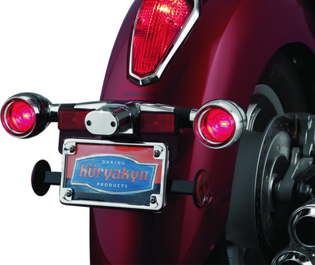 Kuryakyn Deep Dish Bezels With Red Lenses - Cycle City Outdoors