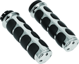 Kuryakyn Premium ISO Grips Without Throttle Boss Dual Cable Chrome - Cycle City Outdoors