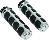 Kuryakyn Premium ISO Grips Without Throttle Boss Dual Cable Chrome - Cycle City Outdoors