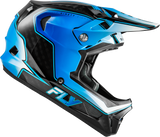 Werx R Flow Carbon Helmet Black Carbon/Blue/White Xs