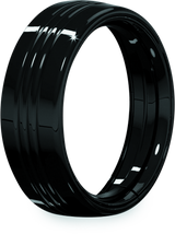 Kuryakyn 7inch Headlamp Trim Ring Gloss Black - Cycle City Outdoors