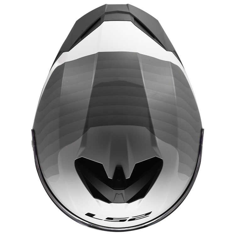 LS2 Rapid III Motorcycle Helmet Flow Gloss White / Gray / Black