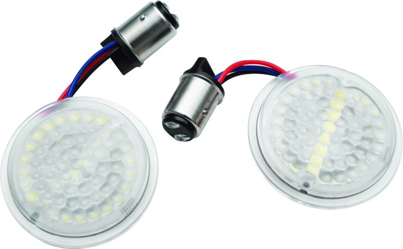 Kuryakyn Luminez L.E.D. Front Turn Signal Insert 1157 White - Cycle City Outdoors