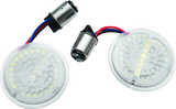 Kuryakyn Luminez L.E.D. Front Turn Signal Insert 1157 White - Cycle City Outdoors