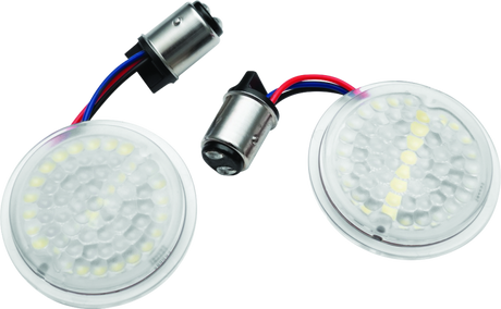 Kuryakyn Luminez L.E.D. Front Turn Signal Insert 1157 White - Cycle City Outdoors