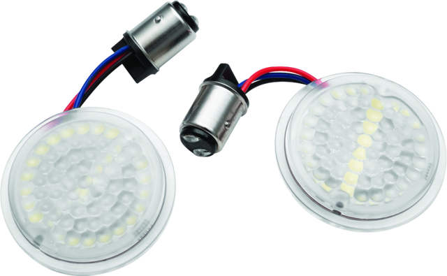 Kuryakyn Luminez L.E.D. Front Turn Signal Insert 1157 White - Cycle City Outdoors